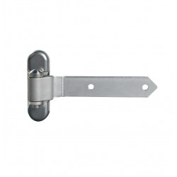 Locinox 3DW-HDG 180 Deg. 3-Way Adjustable Strap Hinge, Hot-Dip Galvanised Steel