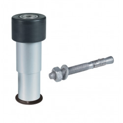 Locinox GATESTOP Aluminum Gate Stop w/ Rubber Bumper