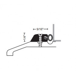 NGP 4V Aluminum & Vinyl Stop Strip