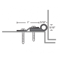 NGP 129NSS Stainless Steel Neoprene Perimeter Seal