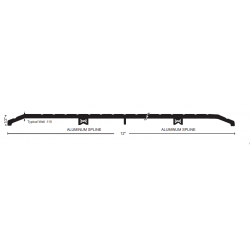 NGP 432 Extended Width Threshold, 1/2" x 12"