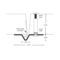NGP 1390SP Steel Security Astragal