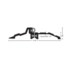 NGP 84 Thermal Break Bumper Seal Threshold