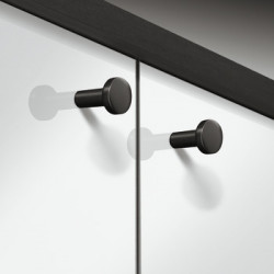 Hafele 110.35. Knob Nouveau Zinc M4 20MM