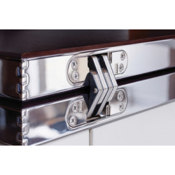 Hafele 341.07. Concealed Hinge, SOSS Invisible Hinge, 180D Opening Angle