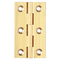 Hafele 354.19.026 Broad Style Hinge, 64 x 35 mm, Brass