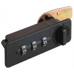 Hafele 231.16. Combi-Code Lock 1157 Black