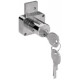 Hafele 232.14. Brushed Chrome Drawer Lock