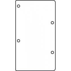 Hafele 421.59.815 End Cap Set for Fascia, for Linear Track Motion System