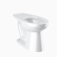 Sloan ST-20 Elongated Vitreous China Water Closet, Standard Height, Fixture Only