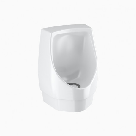 Sloan HYB-1000 Vitreous China Waterfree Urinal,Hybrid Urinal,Standard w/ JetRinse Solution Technology