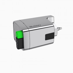 Sloan EBV-550-A Exposed Sensor Water Closet Retrofit Flushometer, Dual-Flush Side-Mount, Polished Chrome