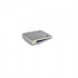Gruppo Romi S101 Solid Brass Edge Pull - 1 21/32" PROJ X 1 1/2" W