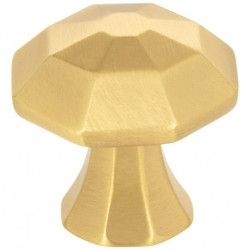 Jeffrey Alexander 678 Wheeler Cabinet Geometric Knob, Overall Length-1 1/4"