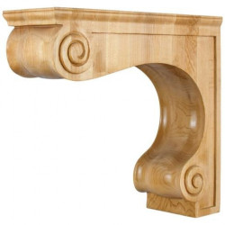 Hardware Resources COR9 Range Hood Corbel