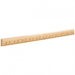Hardware Resources EM-4POP Egg & Dart Embossed Moulding, Wood Species-Poplar