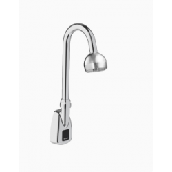 Sloan EBF-550 Optima Plus Gooseneck Faucet, Sensor-Activated Wall Mount, Battery & Turbine Powered, Polished Chrome
