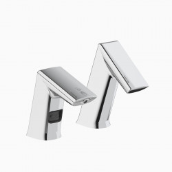 Sloan ESD-501 CP Soap Dispenser w/ Below Deck Pump, 2 Soap Refill and EFX-250 Faucet, Polished Chrome