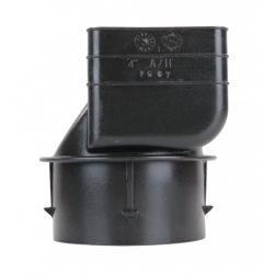 Advanced Drainage Systems 0364AA Poly Drain Tube, 3" Downspout 2" x 3" x 3"