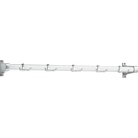 Peter Pepper 2150AL Hat & Coat Hook Bar with 5 Hooks