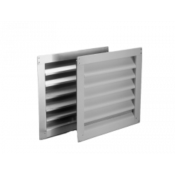 Air Vent Inc. 812 Aluminum Gable Louver Vent, White