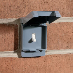 ABB Installation Products E98SSCN-CAR Weatherproof PVC Switch Cover, Single-Gang