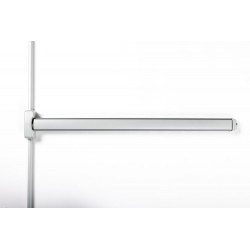 Gaab Locks T393-04 Panic Exit Device Surface Vertical Rod, 3 Pt Latching, Gray, Modular & Reversible, UL 305