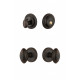 Grandeur Georgetown Rosette w/ Eden Prairie Knob & Matching Deadbolt