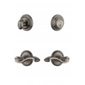 Grandeur Georgetown Rosette w/ Portfino Lever & Matching Deadbolt