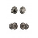 Grandeur Georgetown Rosette w/ Windsor Knob & Matching Deadbolt