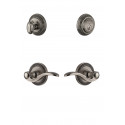 Grandeur Newport Rosette w/ Bellagio Lever & Matching Deadbolt