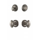 Grandeur Newport Rosette w/ Eden Prairie Knob & Matching Deadbolt