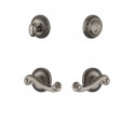 Grandeur Newport Rosette Knob & Deadbolt Set