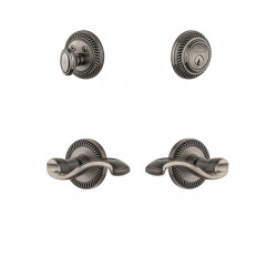 Grandeur Newport Rosette w/ Portfino Lever & Matching Deadbolt