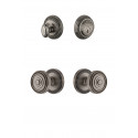 Grandeur Newport Rosette w/ Soleil Knob & Matching Deadbolt