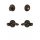 Grandeur Newport Rosette w/ Portfino Lever & Matching Deadbolt