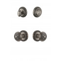 Grandeur Newport Rosette w/ Windsor Knob & Matching Deadbolt