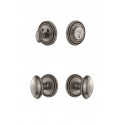 Grandeur Soleil Rosette w/ Eden Prairie Knob & Matching Deadbolt