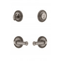 Grandeur Soleil Rosette w/ Georgetown Lever & Matching Deadbolt