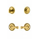 Grandeur Soleil Plate w/ Georgetown Lever & Matching Deadbolt
