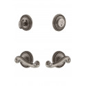 Grandeur Soleil Rosette w/ Newport Lever & Matching Deadbolt
