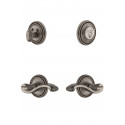 Grandeur Soleil Rosette w/ Portfino Lever & Matching Deadbolt