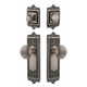Grandeur Windsor Plate w/ Fifth Avenue Knob & Matching Deadbolt
