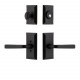 Ageless Iron VALLAN-68 Vale Short Plate Entry Set w/ Lance Lever, Black Iron