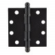 Ageless Iron 600017 4.5" Heavy Duty Ball Tip Hinge w/ Square Corners
