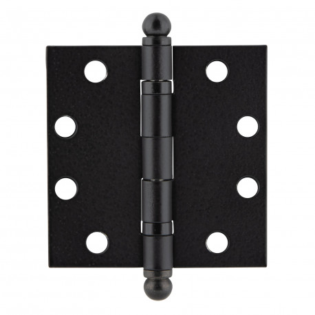 Ageless Iron 600017 4.5" Heavy Duty Ball Tip Hinge w/ Square Corners