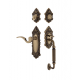 Nostalgic Warehouse VICMAN_F Grip Victorian Plate F Grip Entry Set w/ Manor Lever