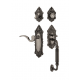 Nostalgic Warehouse VICMAN_F Grip Victorian Plate F Grip Entry Set w/ Manor Lever