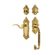 Nostalgic Warehouse VICMAN_F Grip Victorian Plate F Grip Entry Set w/ Manor Lever