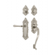 Nostalgic Warehouse VICFLR_S Grip Victorian Plate S Grip Entry Set w/ Fleur Lever